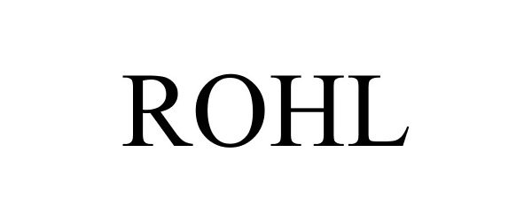 Trademark Logo ROHL