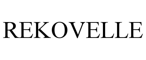 Trademark Logo REKOVELLE