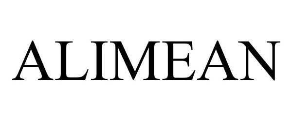Trademark Logo ALIMEAN