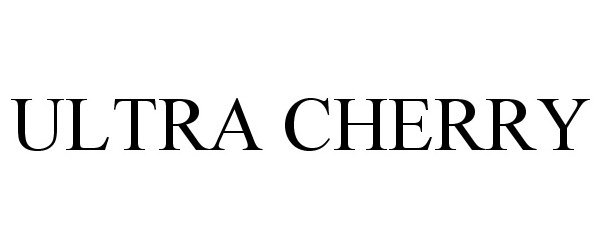 Trademark Logo ULTRA CHERRY