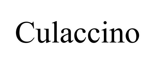 Trademark Logo CULACCINO