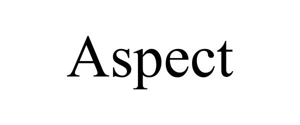 Trademark Logo ASPECT