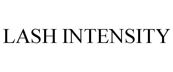 Trademark Logo LASH INTENSITY