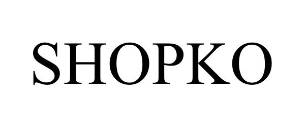 Trademark Logo SHOPKO