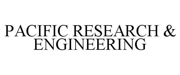  PACIFIC RESEARCH &amp; ENGINEERING