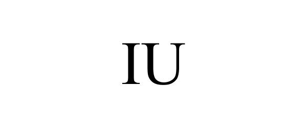 Trademark Logo IU