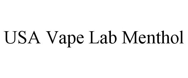  USA VAPE LAB MENTHOL