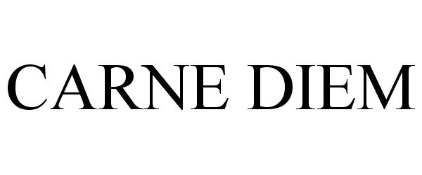 Trademark Logo CARNE DIEM