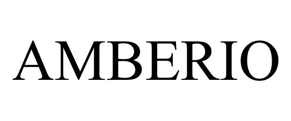 Trademark Logo AMBERIO