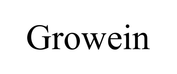 Trademark Logo GROWEIN