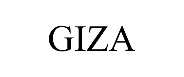 Trademark Logo GIZA