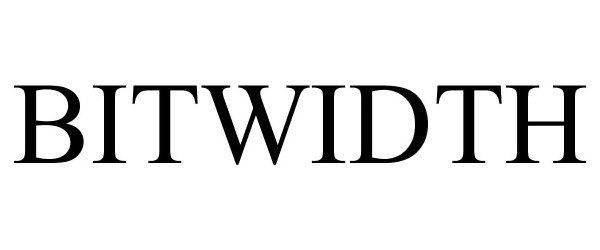 Trademark Logo BITWIDTH