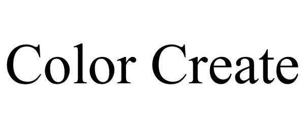 Trademark Logo COLOR CREATE
