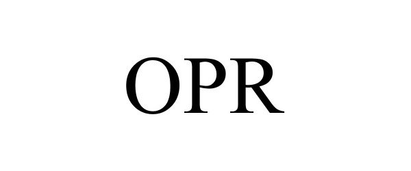 Trademark Logo OPR