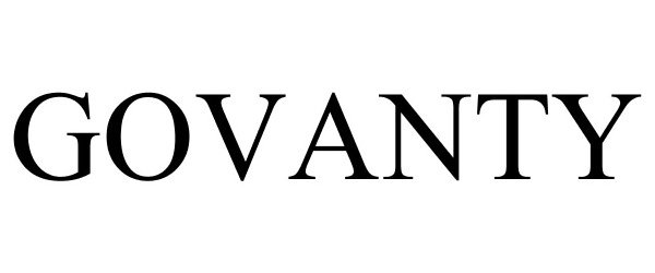 Trademark Logo GOVANTY
