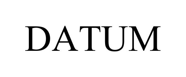 Trademark Logo DATUM