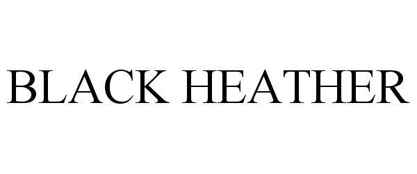 Trademark Logo BLACK HEATHER