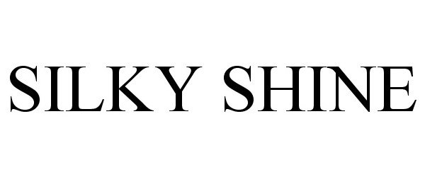 Trademark Logo SILKY SHINE
