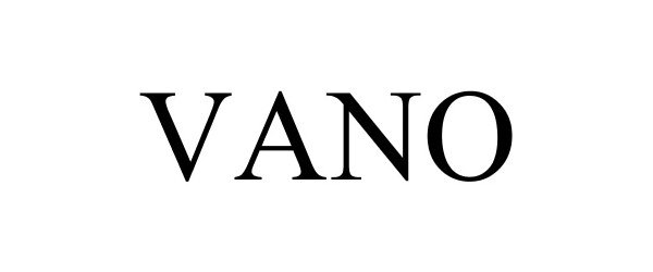 Trademark Logo VANO