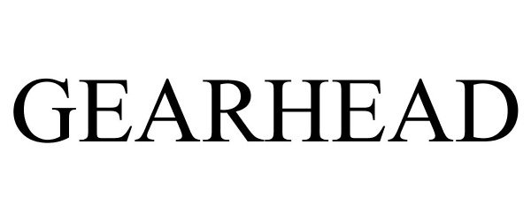 Trademark Logo GEARHEAD