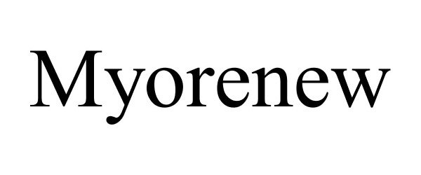 Trademark Logo MYORENEW