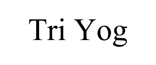 Trademark Logo TRI YOG