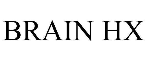 Trademark Logo BRAIN HX