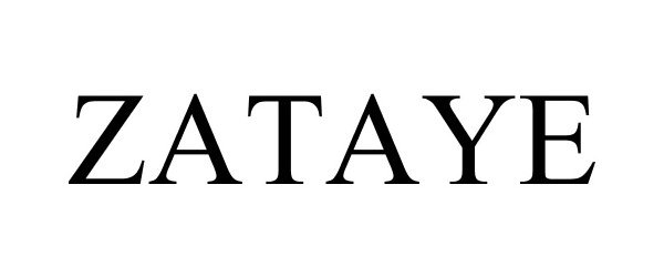 Trademark Logo ZATAYE