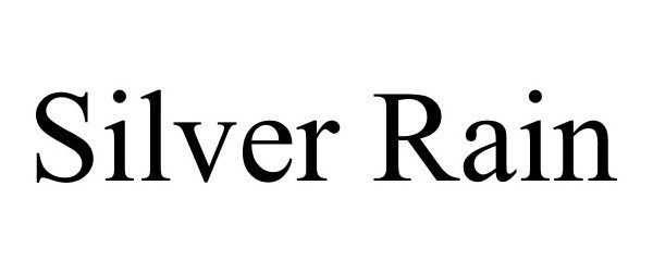 Trademark Logo SILVER RAIN
