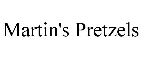 Trademark Logo MARTIN'S PRETZELS
