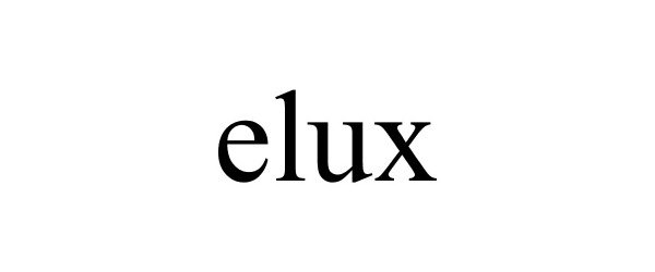 Trademark Logo ELUX