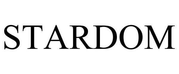 Trademark Logo STARDOM
