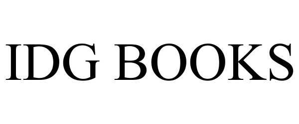  IDG BOOKS