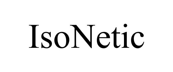 Trademark Logo ISONETIC