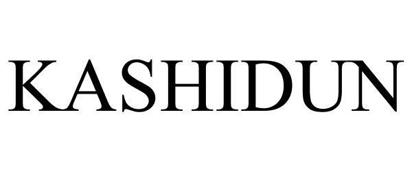 Trademark Logo KASHIDUN