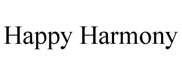  HAPPY HARMONY