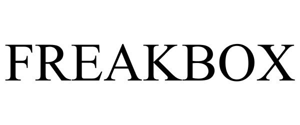 Trademark Logo FREAKBOX