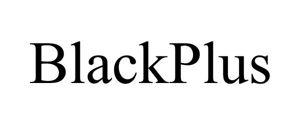 Trademark Logo BLACKPLUS
