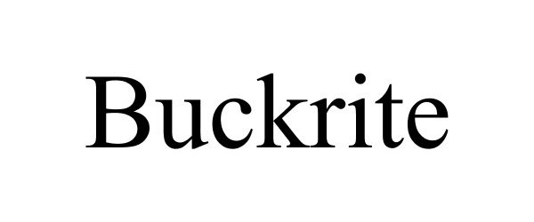 Trademark Logo BUCKRITE