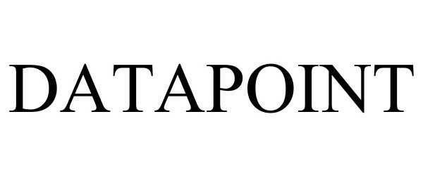 Trademark Logo DATAPOINT