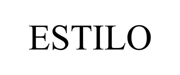 Trademark Logo ESTILO