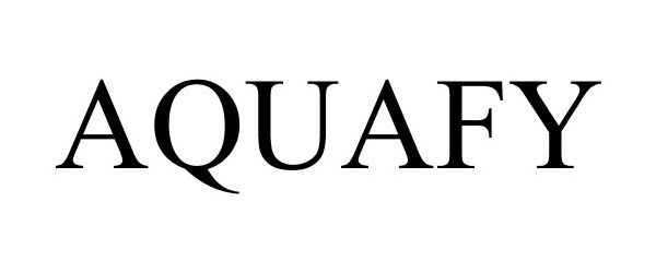 Trademark Logo AQUAFY