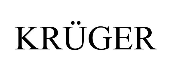 Trademark Logo KRÜGER