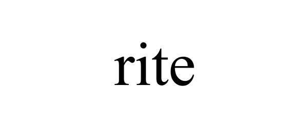 Trademark Logo RITE