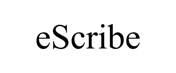 Trademark Logo ESCRIBE