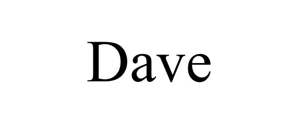 Trademark Logo DAVE