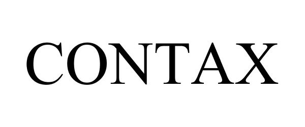 Trademark Logo CONTAX
