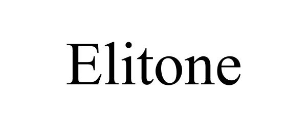 Trademark Logo ELITONE