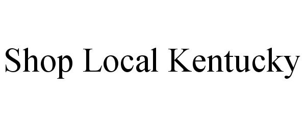  SHOP LOCAL KENTUCKY