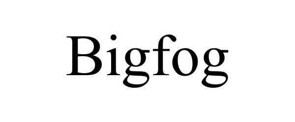 Trademark Logo BIGFOG